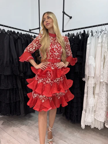 שמלת ברברה אדומה